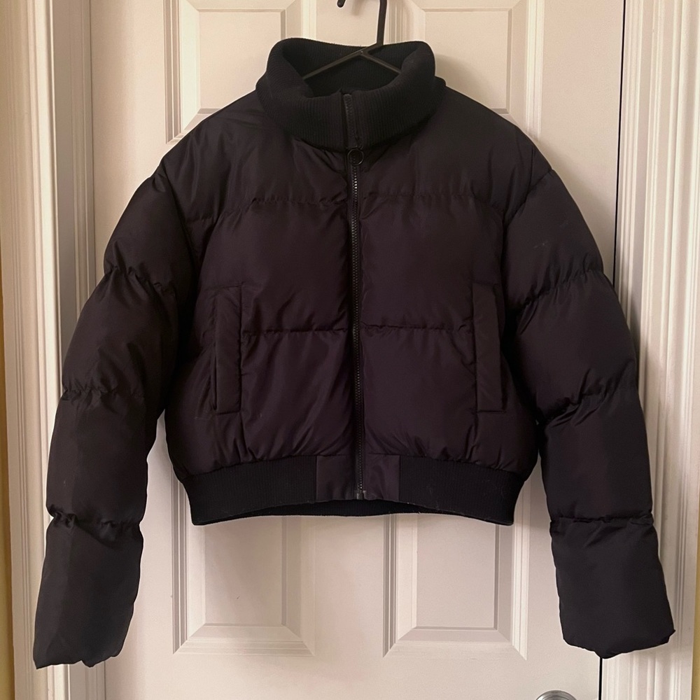 ASOS DESIGN cropped puffer jacket